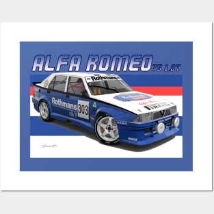 Alfa Romeo 75 TR Posters and Art